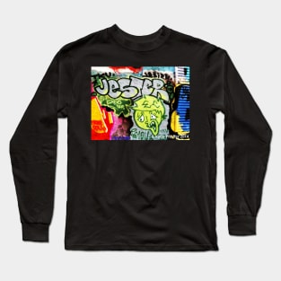 Graffiti Wall Jester West Philly Long Sleeve T-Shirt